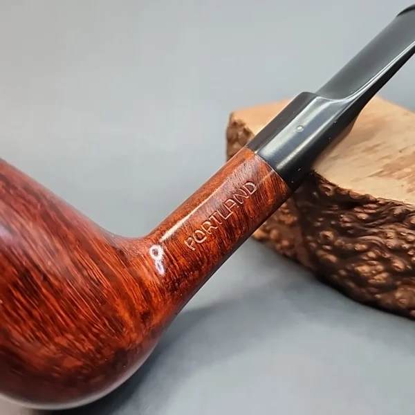 Portland 1625, Smooth Straight Brandy Estate Briar Pipe [SOLD OUT] - Image 3