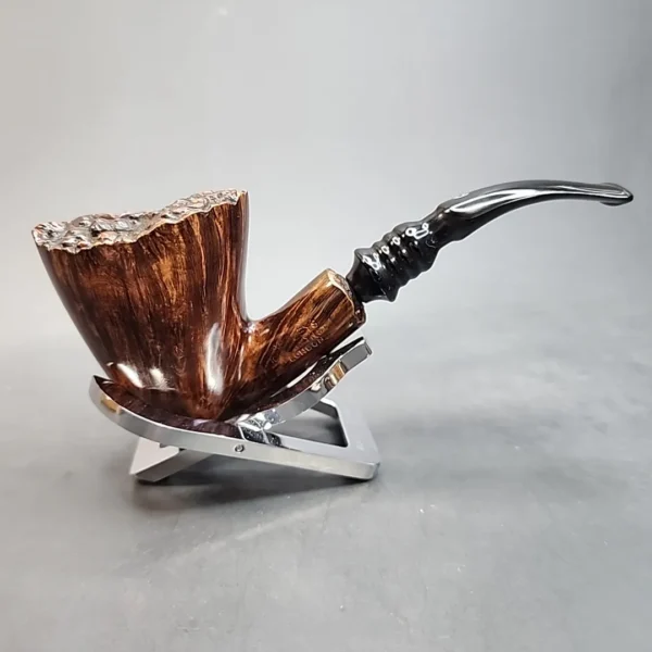 Astleys of London, Smooth Freehand Estate Briar Pipe, Plateau Grain [SOLD OUT] - Image 3