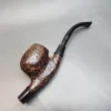 Brebbia Duo-Filter Sandblasted Cavalier Estate Briar Pipe, 9mm [SOLD OUT] - Image 3