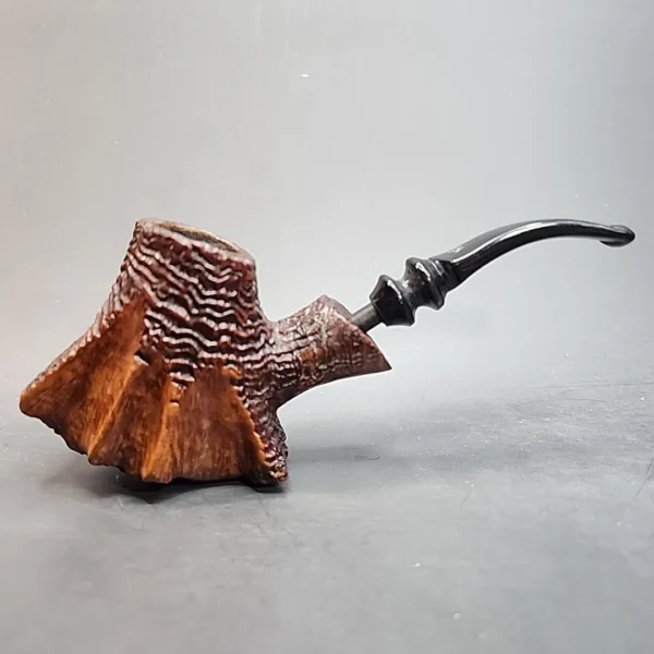 Ben Wade Danish Pride Partially Sandblasted Freehand Estate Briar Pipe, Danish Estates [SOLD OUT] - Image 3