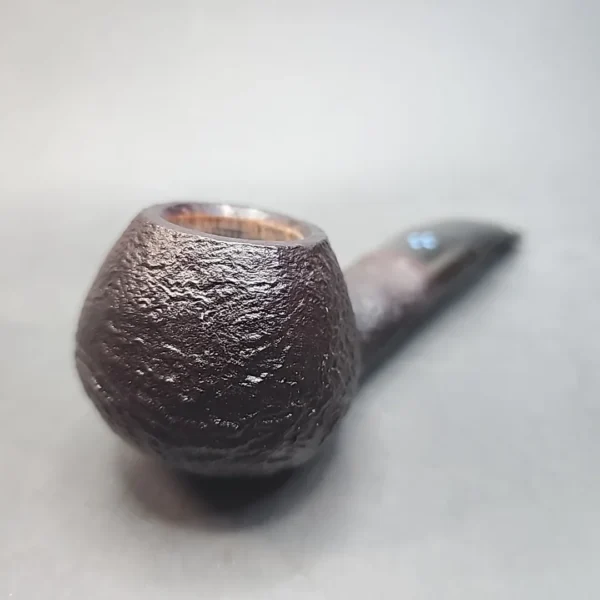 Sasieni 4 Dot Ruff Root Dark, Sandblasted Prince Estate Briar Pipe, French Estates [SOLD OUT] - Image 3