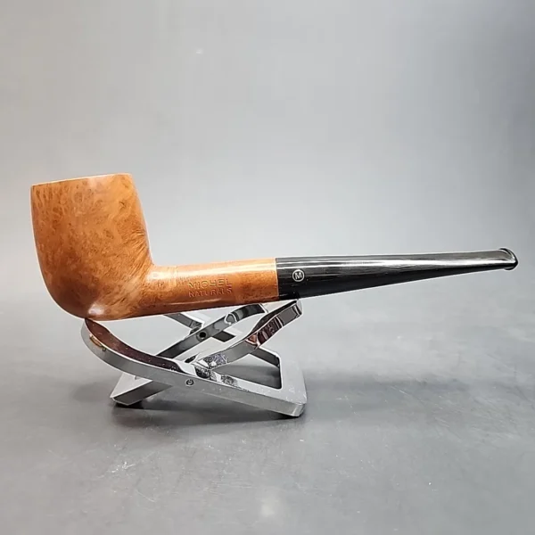 Michel Naturals 124, Smooth Straight Billiard Estate Briar Pipe, Unsmoked [SOLD OUT] - Image 3