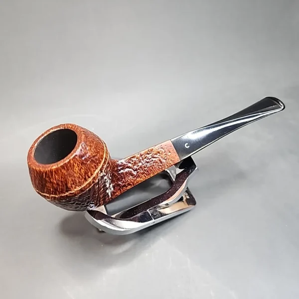 Comoy's Pebble Grain 80, Sandblasted Bulldog Estate Briar Pipe, Unsmoked [SOLD OUT] - Image 4