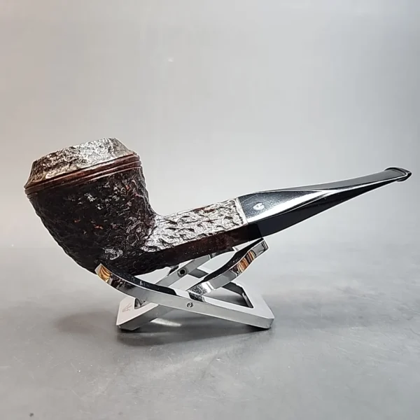 Astleys of London, Rusticated Straight Bulldog Briar Pipe, English Estates [SOLD OUT] - Image 4
