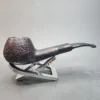 Sasieni 4 Dot Ruff Root Dark, Sandblasted Prince Estate Briar Pipe, French Estates [SOLD OUT] - Image 4