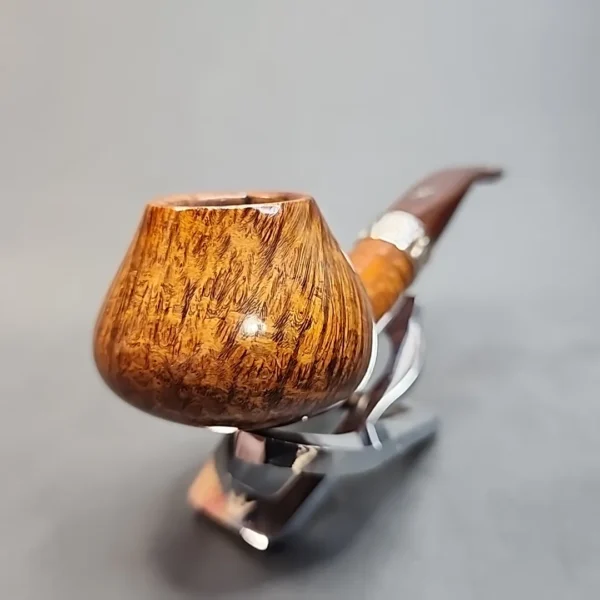 Nording Hand Made Grade 15 with Silver, Bent Volcano Briar Pipe, Danish Estates [SOLD OUT] - Image 5