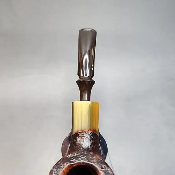 Savinelli Nonpareil, Sandblasted Acorn Briar Pipe, Italian Estates [SOLD OUT] - Image 5