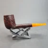 Ashton Pebble Grain 215 XX, Sandblasted Straight Billiard Estate Briar Pipe, English Estates [SOLD OUT] - Image 5