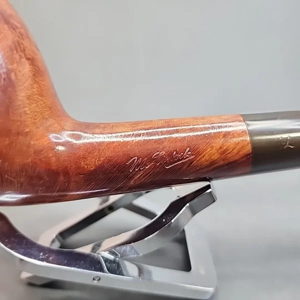 Mclintock Smooth Slightly Bent Egg Briar Pipe, 9mm [SOLD OUT] - Image 5
