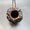 Tim West Smooth Bent Panel Estate Briar Pipe, Plateau Grain, USA [SOLD OUT] - Image 6