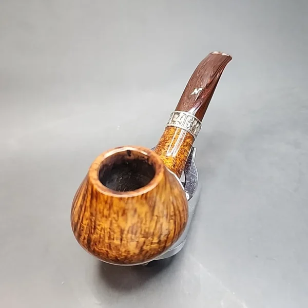 Nording Hand Made Grade 15 with Silver, Bent Volcano Briar Pipe, Danish Estates [SOLD OUT] - Image 6