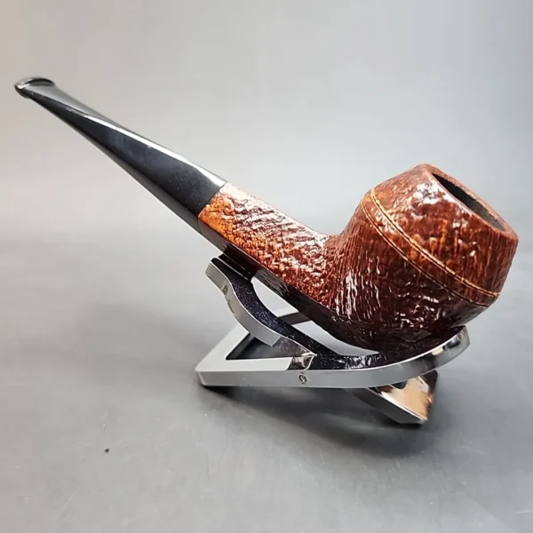 Comoy's Pebble Grain 80, Sandblasted Bulldog Estate Briar Pipe, Unsmoked [SOLD OUT] - Image 7