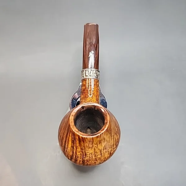 Nording Hand Made Grade 15 with Silver, Bent Volcano Briar Pipe, Danish Estates [SOLD OUT] - Image 7