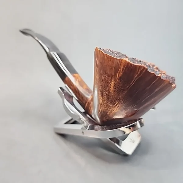 The Briar Workshop 3, Plateau Freehand Briar Pipe, American Estates - Image 7
