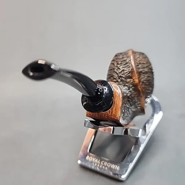 J&J Artisan Pipes, Partially Rusticated Blowfish Estate Briar Pipe, American Estates [SOLD OUT] - Image 7