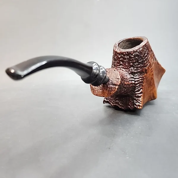 Ben Wade Danish Pride Partially Sandblasted Freehand Estate Briar Pipe, Danish Estates [SOLD OUT] - Image 7