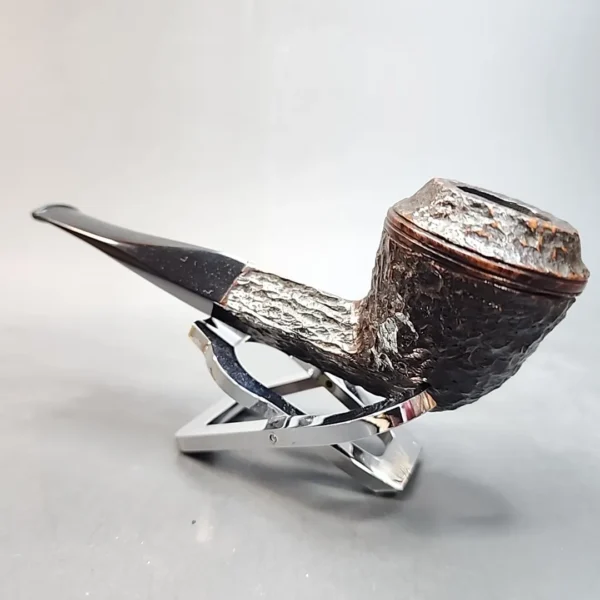 Astleys of London, Rusticated Straight Bulldog Briar Pipe, English Estates [SOLD OUT] - Image 8