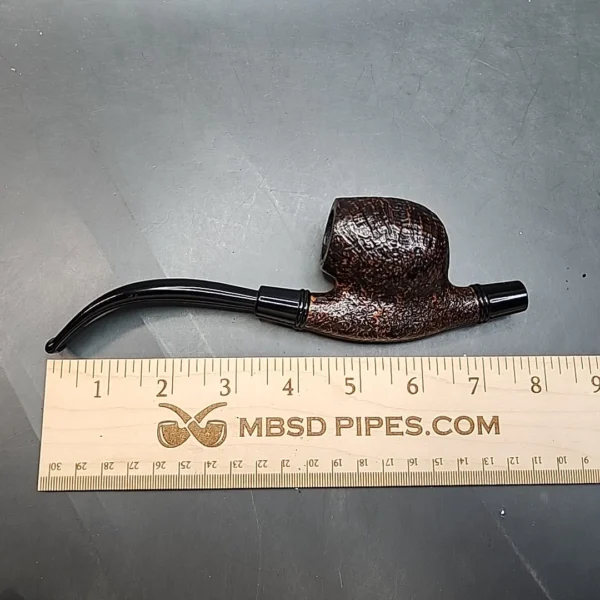 Brebbia Duo-Filter Sandblasted Cavalier Estate Briar Pipe, 9mm [SOLD OUT] - Image 8