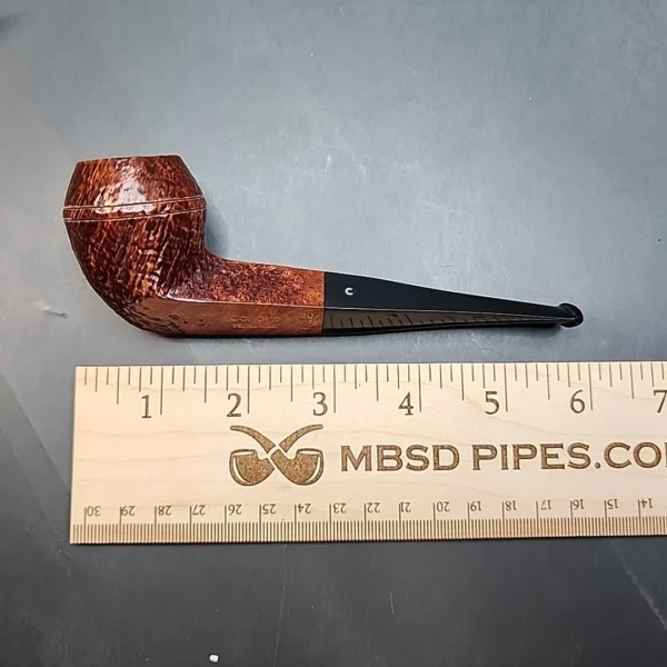 Comoy's Pebble Grain 80, Sandblasted Bulldog Estate Briar Pipe, Unsmoked [SOLD OUT] - Image 9