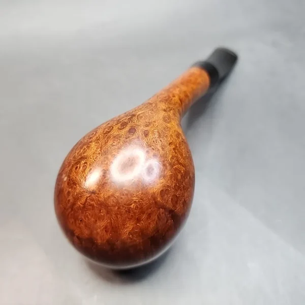 WO Larsen 2, Smooth Bent Apple Estate Briar Pipe, Danish Estates (Straight Grain) [SOLD OUT] - Image 9