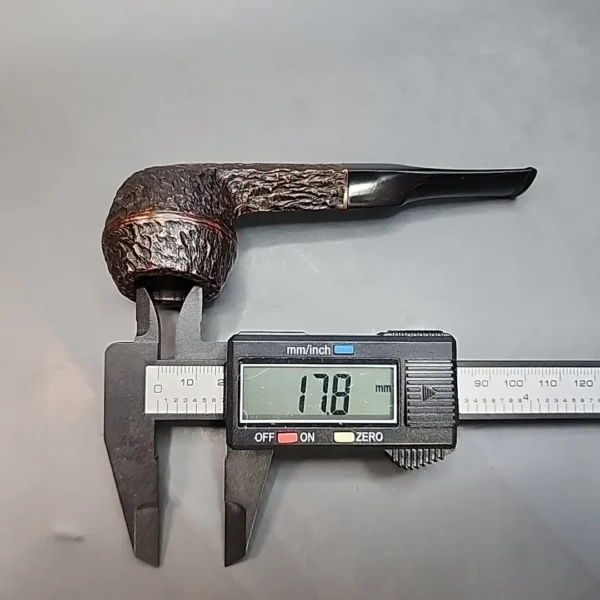 Astleys of London, Rusticated Straight Bulldog Estate Briar Pipe, Unsmoked [SOLD OUT] - Image 9