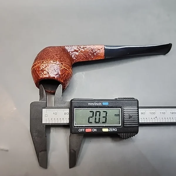 Comoy's Pebble Grain 80, Sandblasted Bulldog Estate Briar Pipe, Unsmoked [SOLD OUT] - Image 10