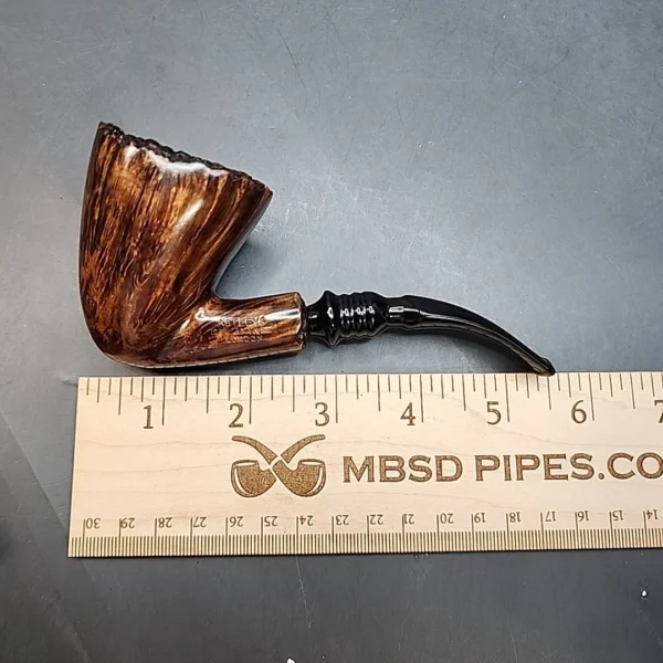 Astleys of London, Smooth Freehand Estate Briar Pipe, Plateau Grain [SOLD OUT] - Image 10