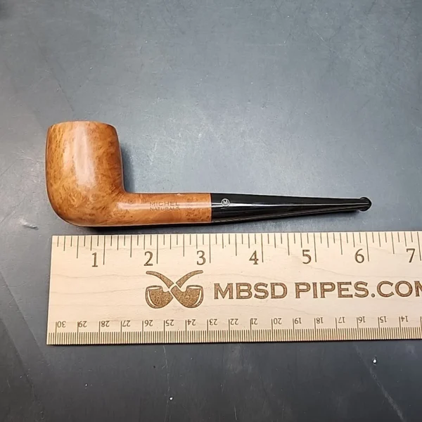 Michel Naturals 124, Smooth Straight Billiard Estate Briar Pipe, Unsmoked [SOLD OUT] - Image 10