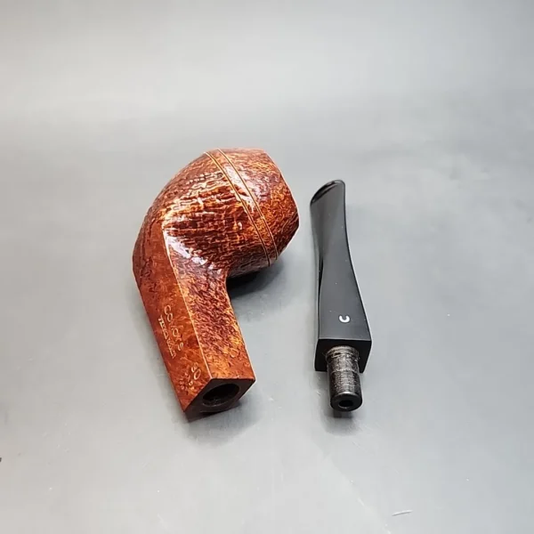 Comoy's Pebble Grain 80, Sandblasted Bulldog Estate Briar Pipe, Unsmoked [SOLD OUT] - Image 11