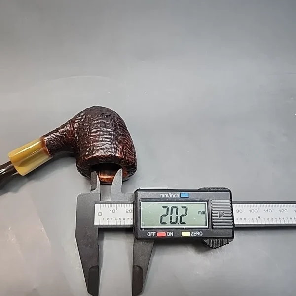 Savinelli Nonpareil, Sandblasted Acorn Briar Pipe, Italian Estates [SOLD OUT] - Image 11