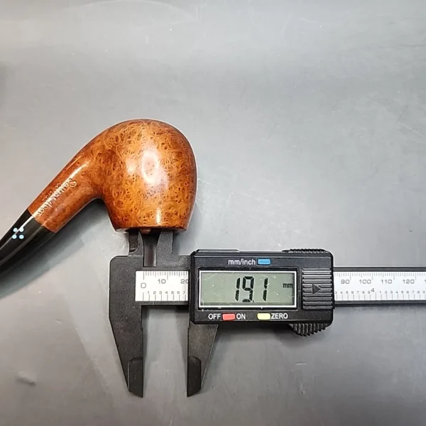 Sasieni 4Dot Natural, Smooth Bent Apple Briar Pipe, French Estates [SOLD OUT] - Image 11