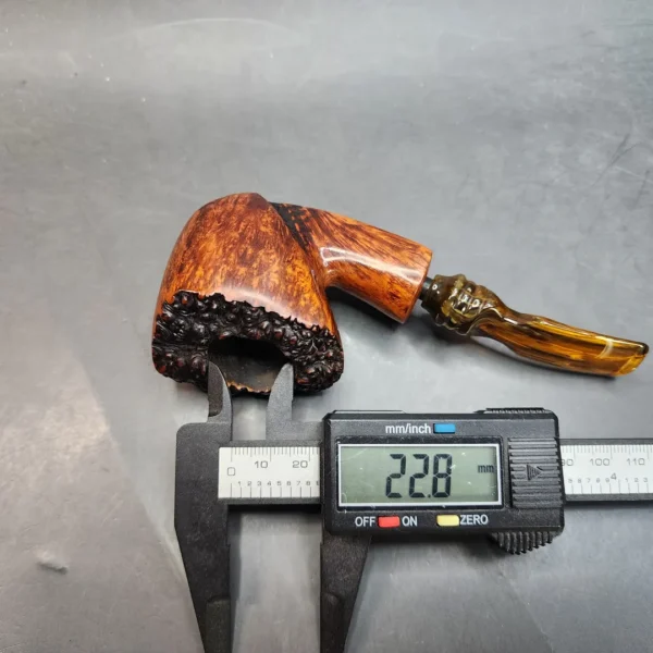 SON, Partially Sandblasted Freehand Estate Briar Pipe, Danish Estates (Nording) [SOLD OUT] - Image 11