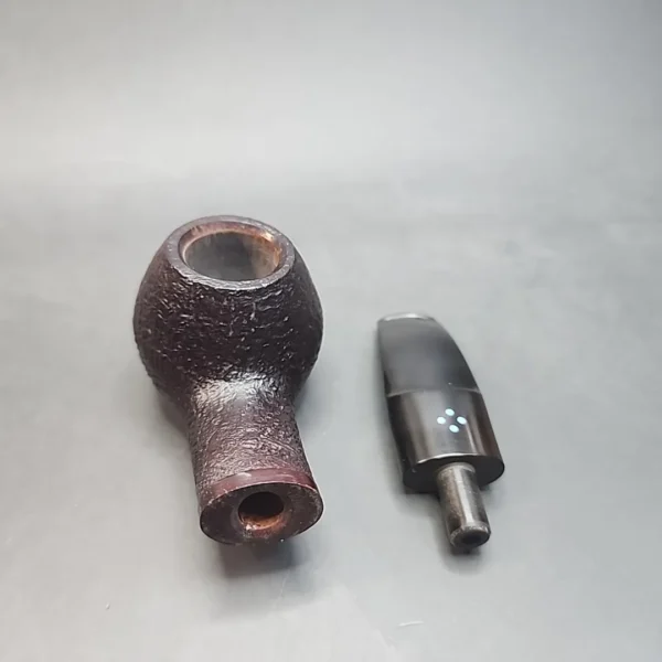 Sasieni 4 Dot Ruff Root Dark, Sandblasted Prince Estate Briar Pipe, French Estates [SOLD OUT] - Image 11