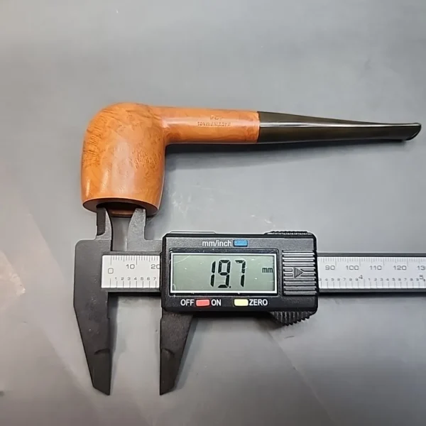 Michel Naturals 124, Smooth Straight Billiard Estate Briar Pipe, Unsmoked [SOLD OUT] - Image 11