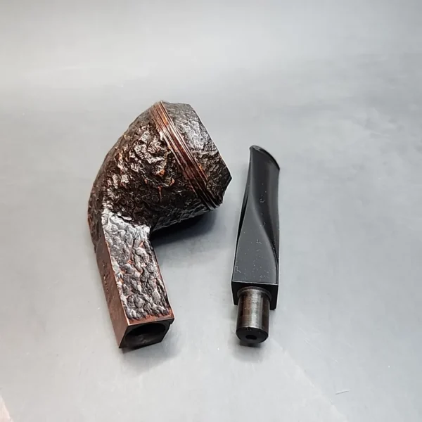 Astleys of London, Rusticated Straight Bulldog Briar Pipe, English Estates [SOLD OUT] - Image 12
