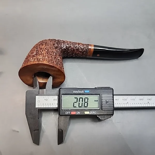Steve Weiner Handmade 05198, Rusticated Dublin Briar Pipe, American Estates [SOLD OUT] - Image 12