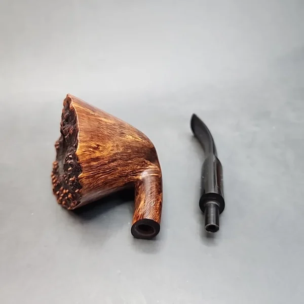 The Briar Workshop 3, Plateau Freehand Briar Pipe, American Estates - Image 12