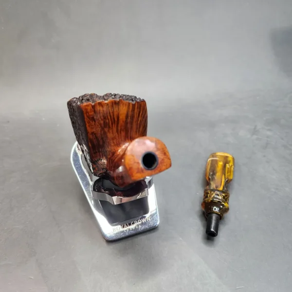 SON, Partially Sandblasted Freehand Estate Briar Pipe, Danish Estates (Nording) [SOLD OUT] - Image 12