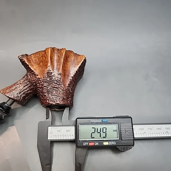 Ben Wade Danish Pride Partially Sandblasted Freehand Estate Briar Pipe, Danish Estates [SOLD OUT] - Image 12