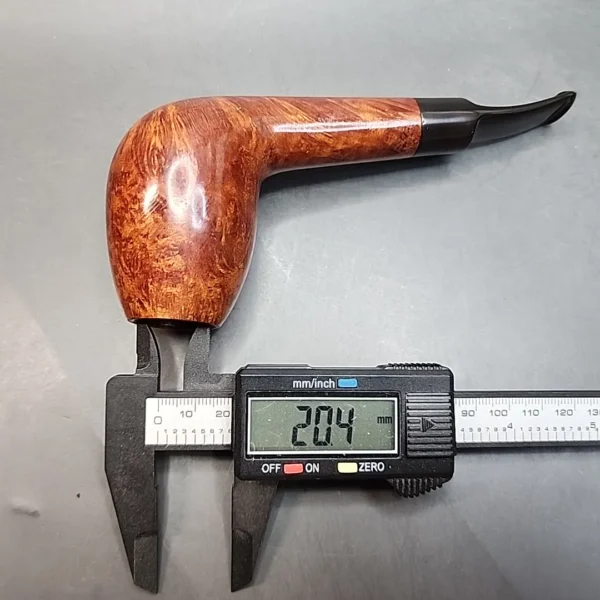 Mclintock Smooth Slightly Bent Egg Briar Pipe, 9mm [SOLD OUT] - Image 13