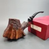 Ben Wade Danish Pride Partially Sandblasted Freehand Estate Briar Pipe, Danish Estates [SOLD OUT] - Image 14
