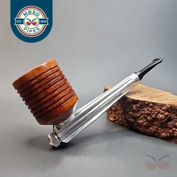 Kirsten S, Straight Metal and Briar Pipe, American Estates [SOLD OUT]