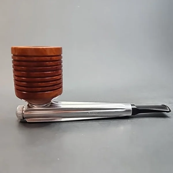 Kirsten S, Straight Metal and Briar Pipe, American Estates [SOLD OUT] - Image 3