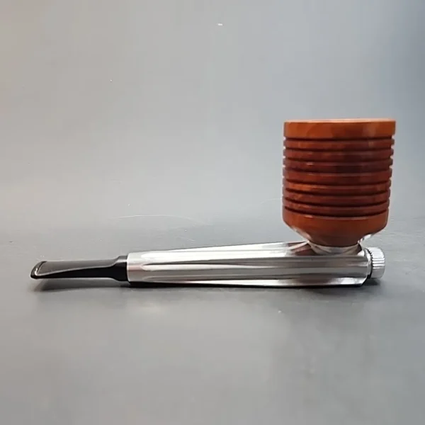 Kirsten S, Straight Metal and Briar Pipe, American Estates [SOLD OUT] - Image 6