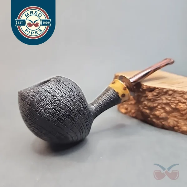 La Biota, Sandblasted Bent Acorn Morta Pipe, Handmade In Italy [SOLD OUT]