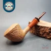 La Biota Sandblasted Rhodesian Artisan Briar Pipe, Handmade in Italy