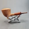 La Biota Sandblasted Rhodesian Artisan Briar Pipe, Handmade in Italy - Image 3