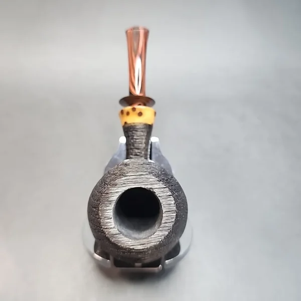 La Biota, Sandblasted Bent Acorn Morta Pipe, Handmade In Italy [SOLD OUT] - Image 5
