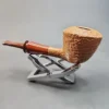 La Biota Sandblasted Rhodesian Artisan Briar Pipe, Handmade in Italy - Image 6
