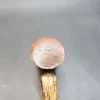 La Biota Sandblasted Poker Artisan Briar Pipe, Antler Shank, Handmade in Italy [SOLD OUT] - Image 9